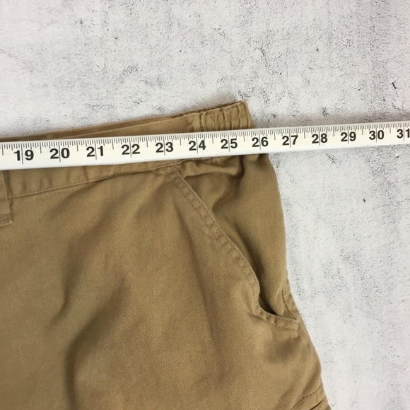 Boulder Creek Cargo Shorts Mens 54 Big Cotton Elastic Panels Velcro Pockets - Picture 8 of 13